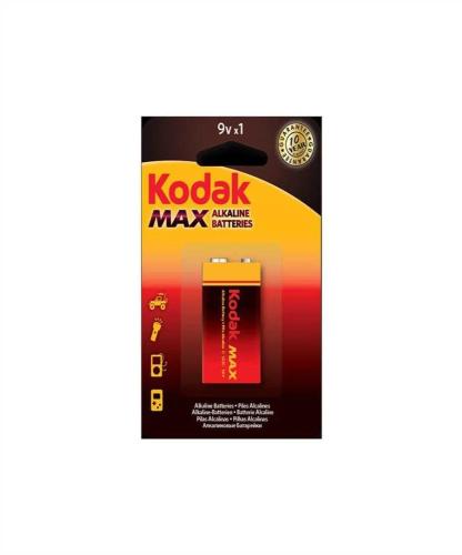 KODAK MAX ALKALINE 9V BATTERY (1 PACK)