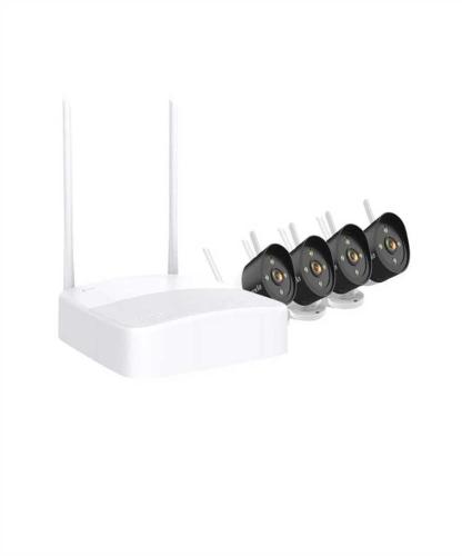 K4w-3tc Tenda: Kit Sem Fio Nvr+Cam 4 Canais 3mp Full Color