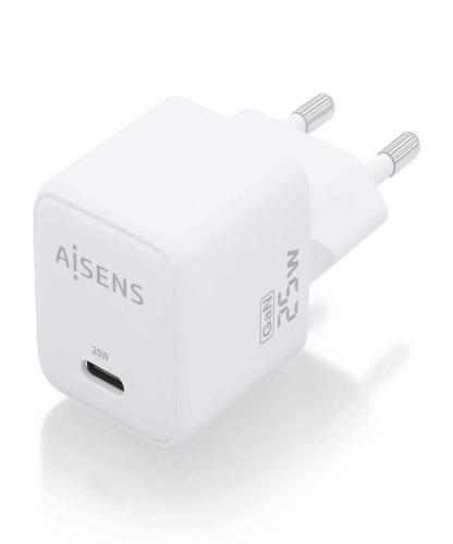 Cargador Gan de Pared Aisens Asch-25w1p012-W/ 1xusb Tipo-C/ 25w