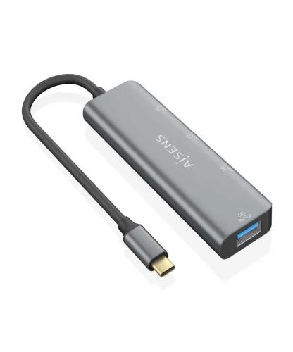 Hub Usb Tipo-C Aisens A109-0762/ 3xusb/ 1xusb Tip.