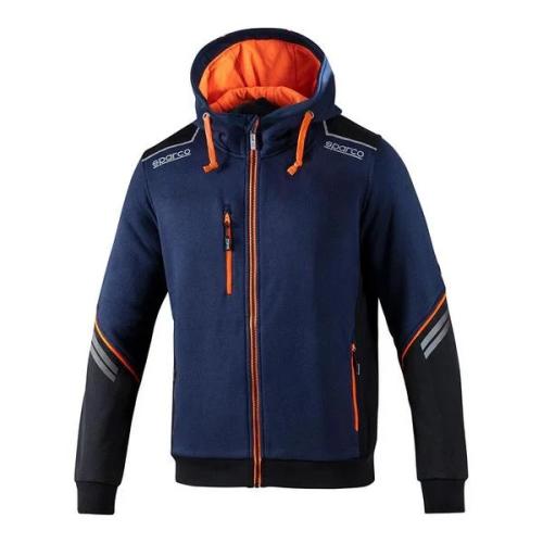 S.Of. Camisola Tech Ndis Hoohed Full Zip Tamanho L Bm/Af 02414bmaf3l Sparco