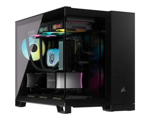 Corsair 2500d Airflow Micro-Atx Case Tempered Glass - Black