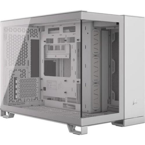 Corsair 2500x Micro-Atx Case Tempered Glass - White
