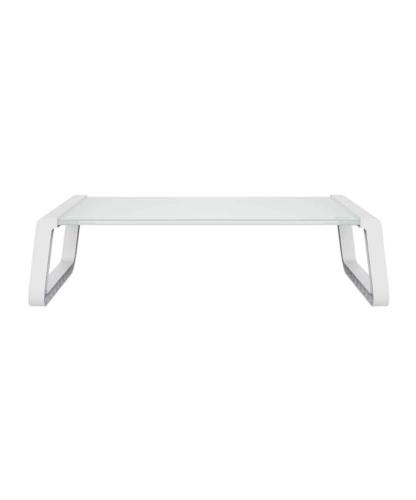 Podstawka Pod Monitor Trust Monta Glass Monitor Stand Wht (25351)