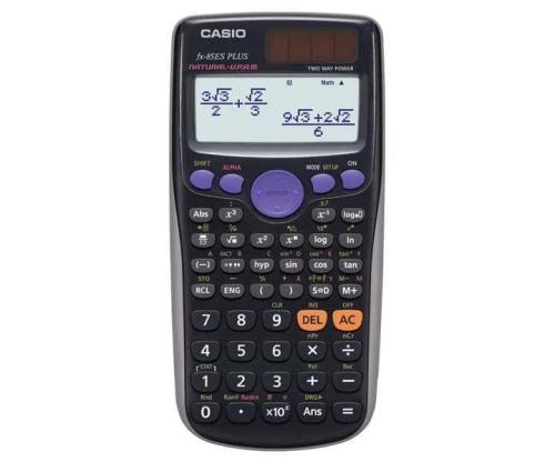 Casio Scientific Calculator Fx-85esplus-2 B 252 Functions 77x162mm Cardboard Box Black