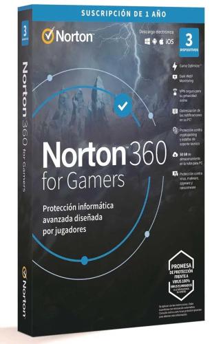 Antivirus Norton 360 Gamers 3 Dispositivos 1 Ano