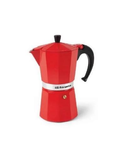 Cafeteira Orbegozo Vermelho 12t Alumínio Clássico