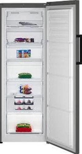 Arca Congeladora Vertical Rfne290l41gn 256l Nofrost Cinzento - Beko