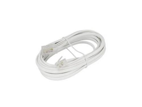 Cabo Telefone Rj11 Extensivel Branco