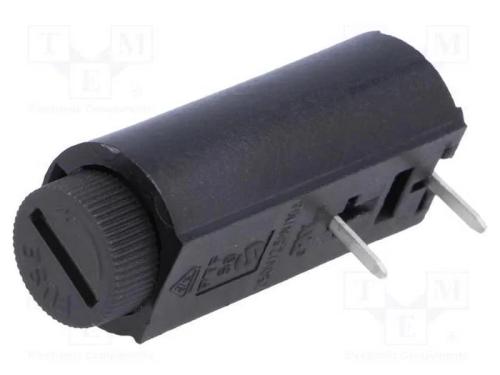 Porta Fusiveis 5x20mm 6a 250v Redondo