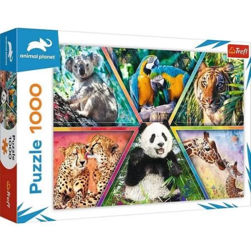 Puzzle 1000 Peças Reino Animal 48 X 68 Cm