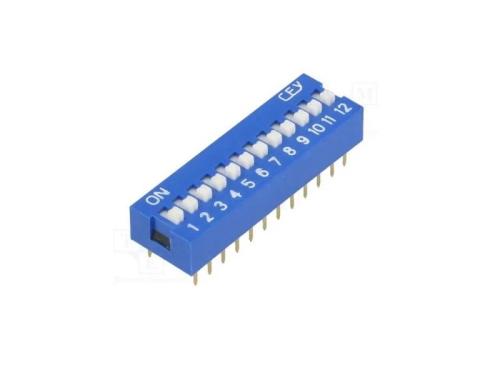 Dipswitch 12 Posicoes Horizontal