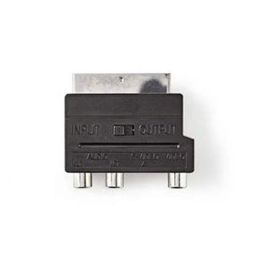 Adaptador Scart Macho Para 3 Rca Femea + Svhs