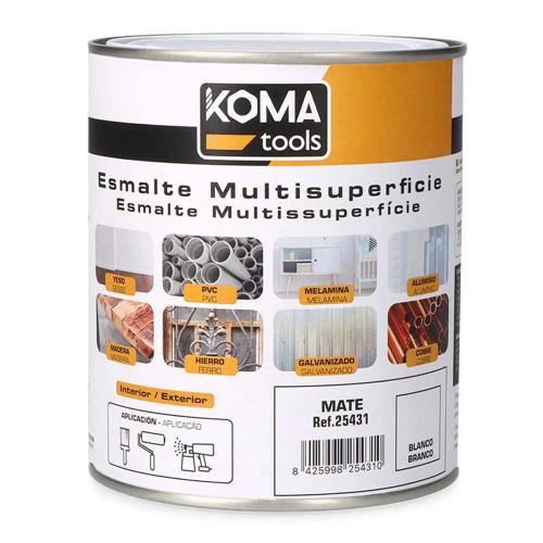 Esmalte Multissuperf&iacute;cies Branco Mate 0.75ml Koma