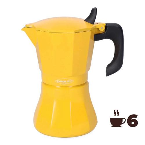 Cafeteira de Alumínio de 6 Chávenas Mod: "Petra" .