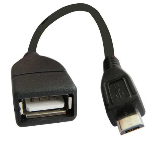 Usb a Hembra Otg a Micro Usb, 15cm