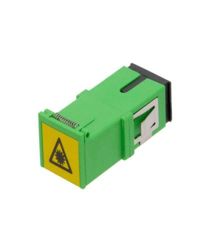 Adaptador Sc/Apc Sm Sx Sem Abas e com Tampa de Abertura Vertical