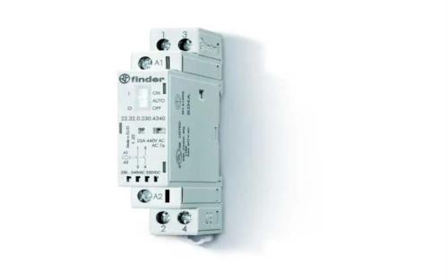 Contator em Calha Din 2 X Na 230 Vac 25 a