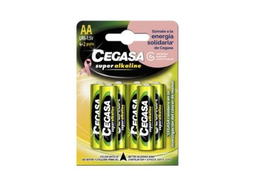Blister 4+2 Pilas Super Alkalinas Lr6 - E91 /Aa) .