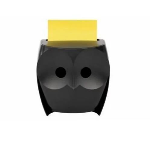Pack Dispensador Z-Notes Búho Negro + 2 Blocs 45 .