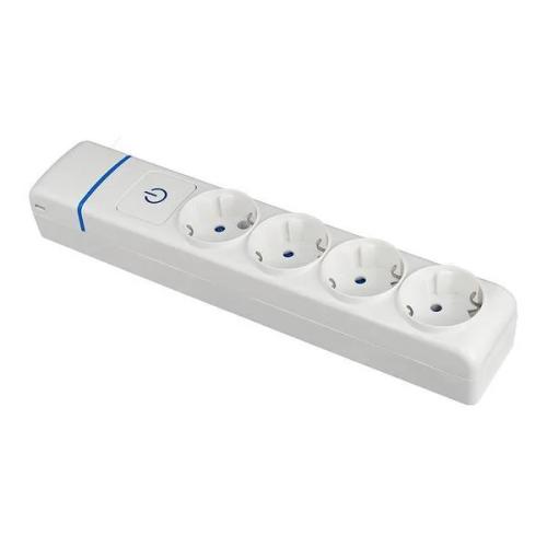 Extensão com 4 Tomadas 2p+T, 16a 250v com Interru.