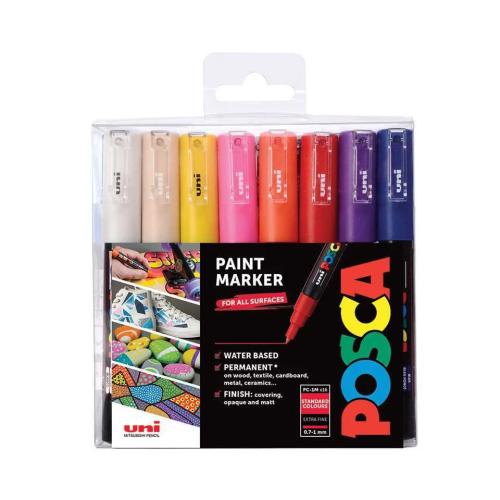 Posca Marker Uni Pc-1mc 16er Set