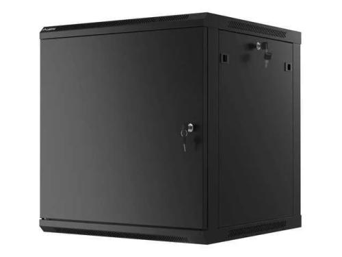 Lanberg Wf01-6612-00b Rack Cabinet 12u Wall Mounted Rack Black