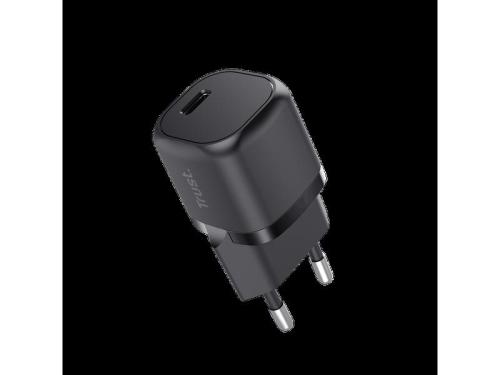 Carregador Trust Maxo Compact Tipo-C 20W Preto