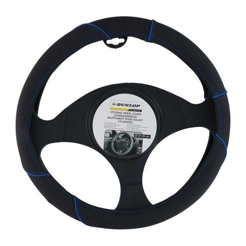 Capa para Volante de 38cm Detalhes Azuis Dunlop