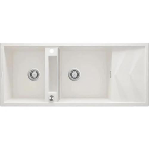 2-Bowl Magnetic Granite Sink With Drainer