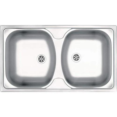 2-Bowl Steel Sink