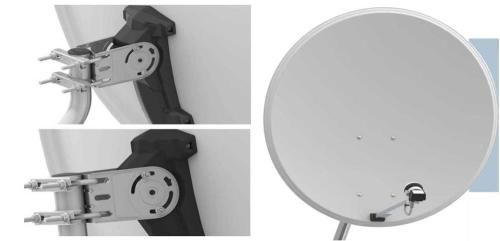 Antena Parab. Aluminio 80pb 2 Grampos