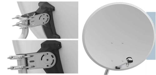 Antena Parab. Aluminio 80pb 2 Grampos