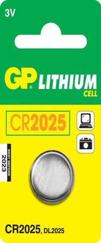 GP BATTERIES LITHIUM CELL CR2025 BATERIA DESCARTÁ.