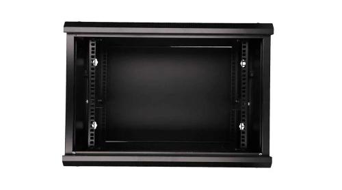 Extralink 9u 600x450 Wall-Mounted Rackmount Cabinet Black Wall Mounted Rack