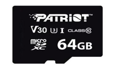 Cartão Sd Patriot 64gb Série Vx Microsdxc V30