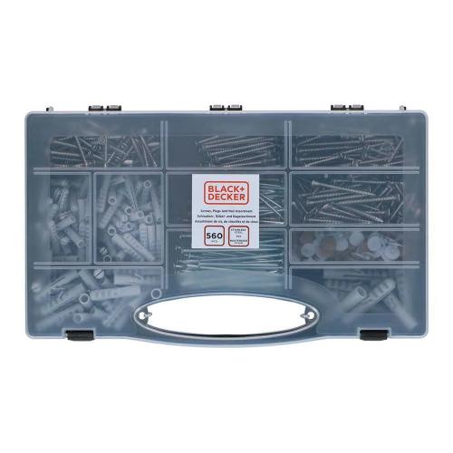 Sortido de Parafusos/Buchas/Pregos Black+Decker