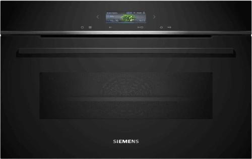Forno de Encastre Compacto Iq700 Cm724g1b1 45l 3600w Preto - Siemens