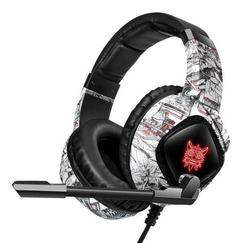 Auscultadores Headset Gaming K19 Branco - ONIKUMA