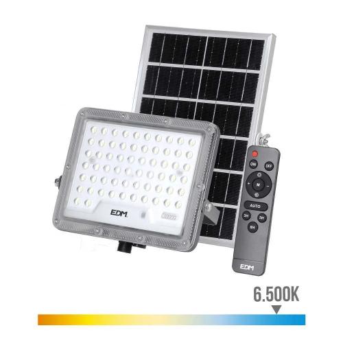 Projetor Solar Slim 100w 1.200lm 6.500k Edm