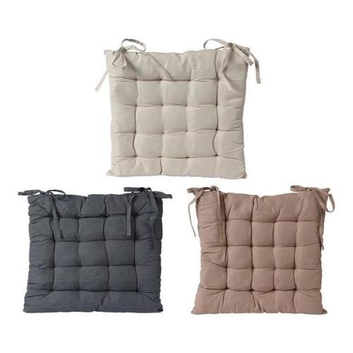 Almofada para Cadeiras 40x40x6cm Cores Sortidas 8.