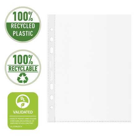 Caja 100 Fundas Polipropileno Multitaladro Reforzada Piel Naranja A5 Recycle 70 Micras Esselte 62749