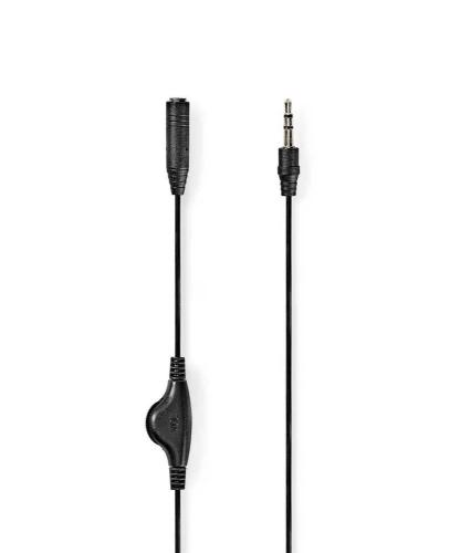 Cable de Audio Estéreo 3.5 Mm Macho 3.5 Mm Hemb.