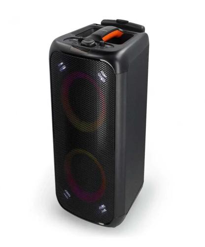 Coluna Bluetooth Party Speaker Nedis Preto/Laranja