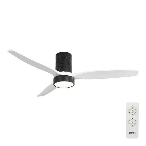 Ventoinha de Teto Efeito Madeira Luz LED 3000/400.