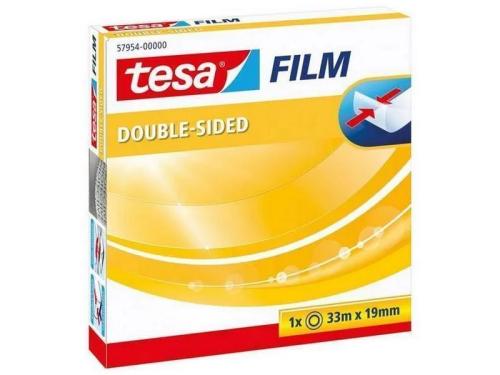 Double Sided Fita Cola 19mm x 33m Transparente - .