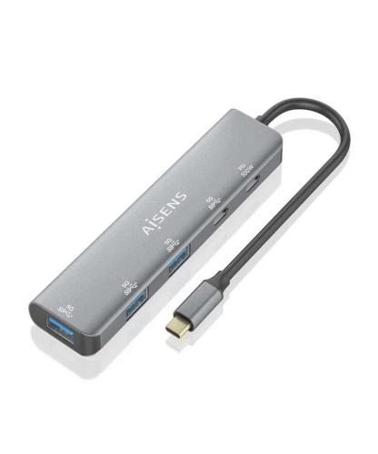 Hub Usb Tipo-C Aisens A109-0857/ 3xusb/ 1xusb Tip.