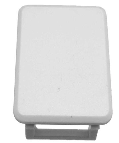 Tapa de Color para Patch Panel Vacio, Blanco