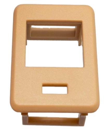 Soporte de Color para Patch Panel Vacio, Beige