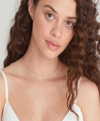 ANIA HAIE N032-02H COLAR FÊMEA PRATA ESTRELINA 1,.